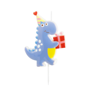 Kakkukynttilä dinosaurus lahja