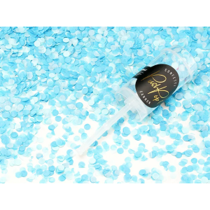 Konfetti Push Pop vaaleansininen