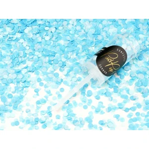 Konfetti Push Pop vaaleansininen