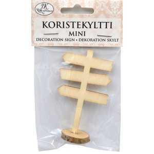 Koriste kyltti miniatyyri 1kpl