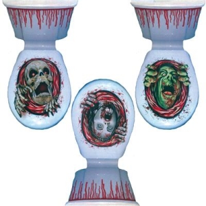Koriste wc-istuin halloween
