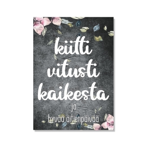 Kortti aika paljon tekemistä