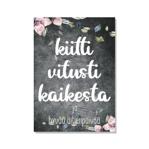 Kortti aika paljon tekemistä