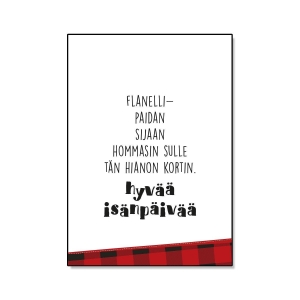 Kortti isänpäivä perinteinen
