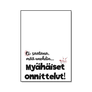 Kortti Olinks mä vika?