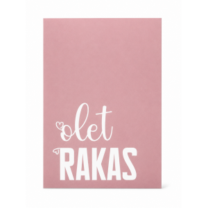 Kortti Olet rakas