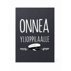 Kortti Onnea ylioppilaalle