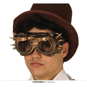 Kullansävyiset ​Steampunk- lasit