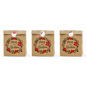 Lahjapussi merry little christmas 3kpl