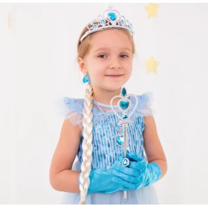 Lasten prinsessa setti turkoosi