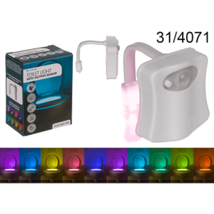 LED- valo WC-istuimeen liiketunnistimella