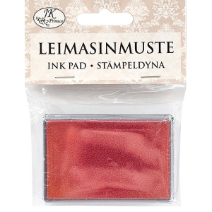 Leimasinmuste 6x4cm punainen