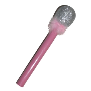 Mikrofoni glitter vaaleanpunainen