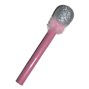 Mikrofoni glitter vaaleanpunainen