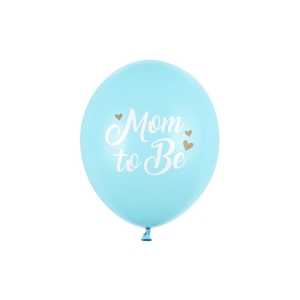 Mom to be ilmapallot blue, 6kpl