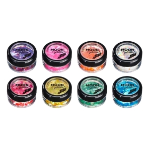 Moon Glitter irisoiva chunky glitter eri värejä