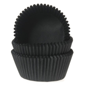 Muffinssipaperi musta 60kpl