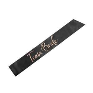 Olkanauha Team Bride musta 75cm