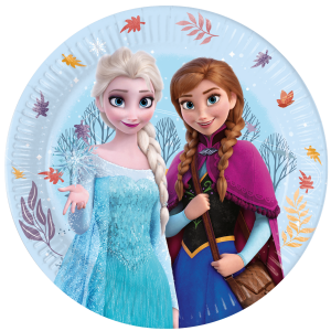 Pahvilautanen Frozen 23cm 8kpl