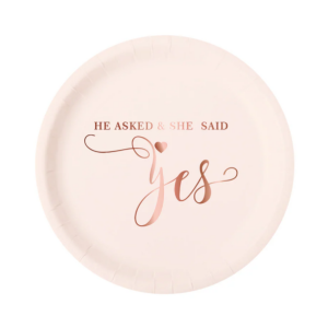 Pahvilautanen He asked & she said yes 6kpl