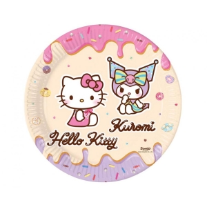 Pahvilautanen Hello Kitty & Kuromi 8kpl