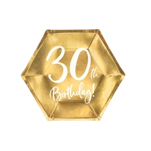 ​Pahvilautanen kulta 30th Birthday 6kpl