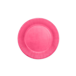Pahvilautanen pinkki 18cm 8kpl