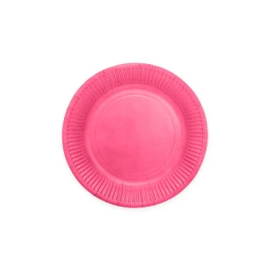 Pahvilautanen pinkki 18cm 8kpl