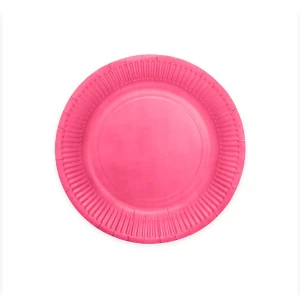 Pahvilautanen pinkki 23cm 8kpl