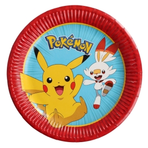 Pahvilautanen Pokemon Pikachu 23cm 8kpl