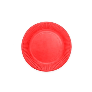 Pahvilautanen punainen 18cm 8kpl