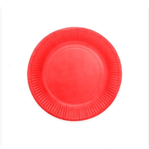 Pahvilautanen punainen 23cm 8kpl