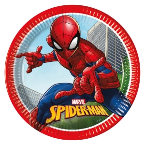 Pahvilautanen ​Spiderman 23cm 8kpl
