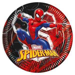 Pahvilautanen ​Spiderman 23cm 8kpl