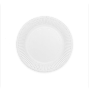 Pahvilautanen valkoinen 23cm 8kpl