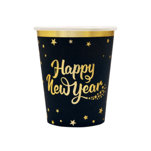 Pahvimuki Happy New Year 6kpl