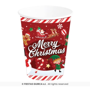 Pahvimuki merry christmas hahmot 6kpl