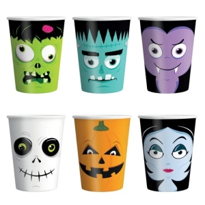 Pahvimuki monsterit 6kpl