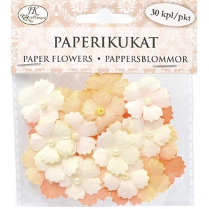 Paperikukka helmi pieni natur 30kpl