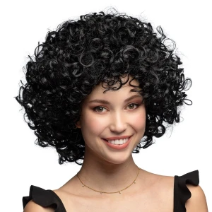Peruukki afro musta