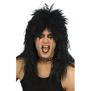 Peruukki Hard Rock musta