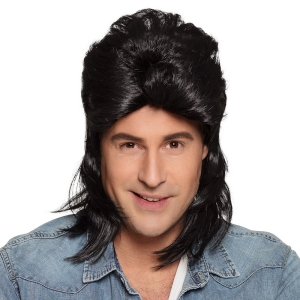 Peruukki Jimmy musta