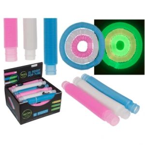 Pimeässä hohtava XL pop-it tube