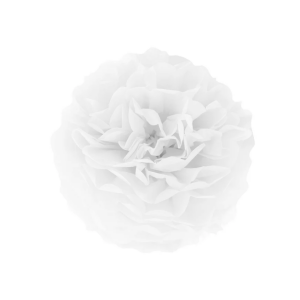 Pom pom valkoinen 15cm