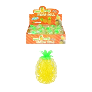 Puristeltava ananas vesihelmillä