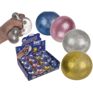 Puristeltava pallo glitter II