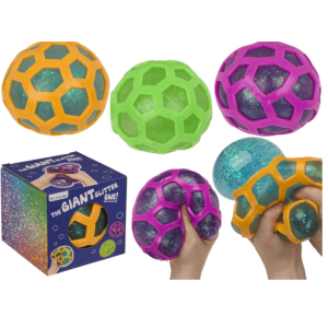 Puristeltava pallo glitter XL