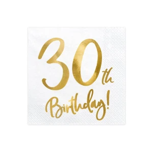 Servetti kulta 30th Birthday 20kpl