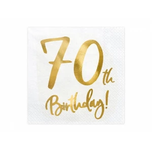 Servetti kulta 70th Birthday 20kpl