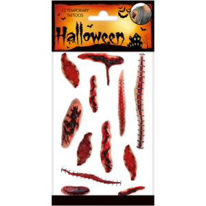Siirtokuvatatuointi arvet halloween